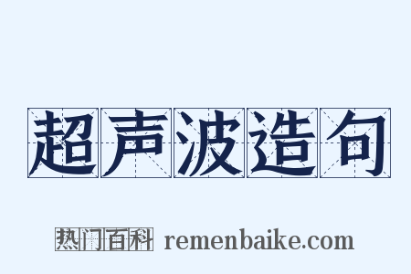 超声波造句是什么意思的图片